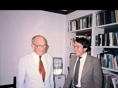 1 - Prof. Avramovic with Senator Fulbright, Washington D.C., 1984