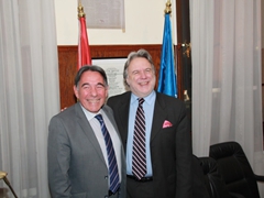 20 - Prof. Avramovic with Minister Katrougalos, Belgrade, 2016
