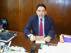 4 - Prof. Avramovic in office at Faculty of Law, 2003